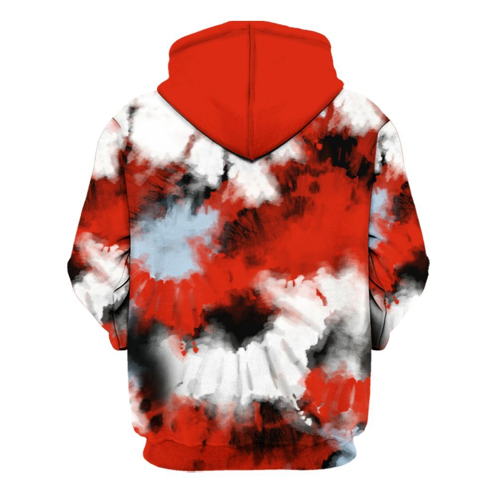 Hoodie To Match Retro Cherry 11s - Tie Dye FK Around Find Out All Over Print