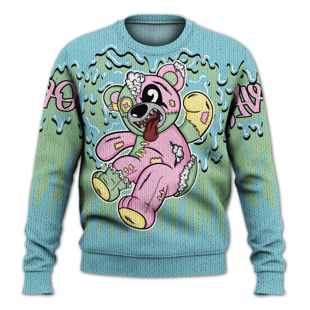 Knitted Sweater To Match SB Dunk Low Visty - Havok Bear Dripping