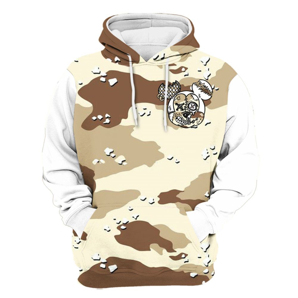 Hoodie To Match Desert Camo 3s Varsity Jacket, Custom Name Got Em Drip All Over Print