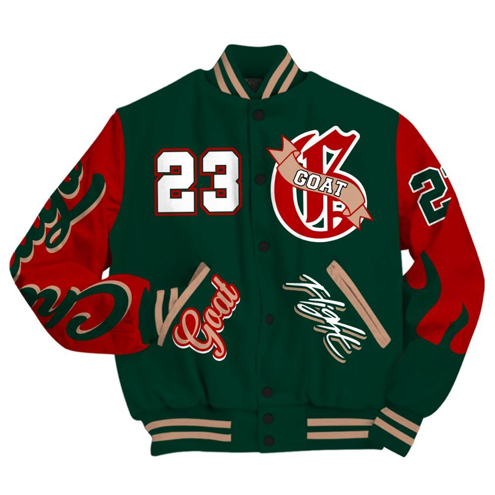 Varsity Jacket To Match Bin 23 8s - The G.O.A.T Streetwear All Over Print