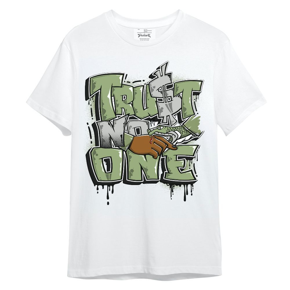 Shirt To Match Oil Green 4s - Trust No One Drip Unisex Shirt