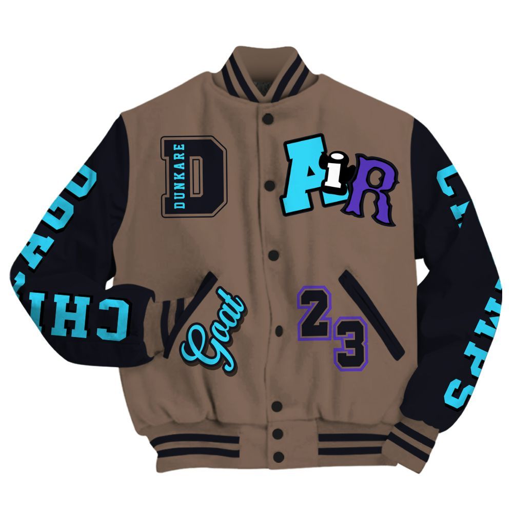 Varsity Jacket To Match Olive Concord 9s - AIR Number 23 GOAT All Over Print