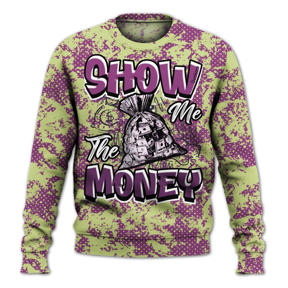 Sweatshirt To Match Ja 2 Staregazer - Show Me The Money Retro All Over Print