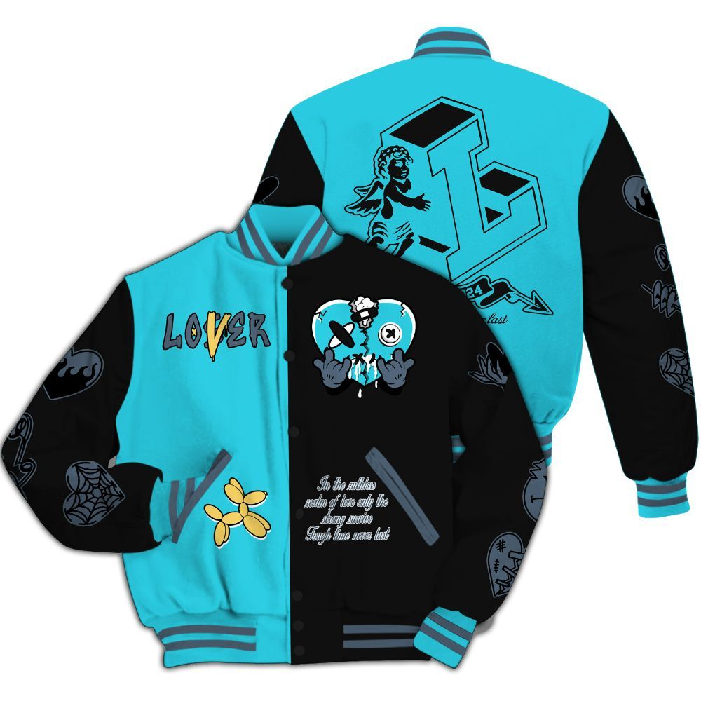 Varsity Jacket To Match Retro Gamma Blue 11s - Loser Lover Heartbreak All Over Print