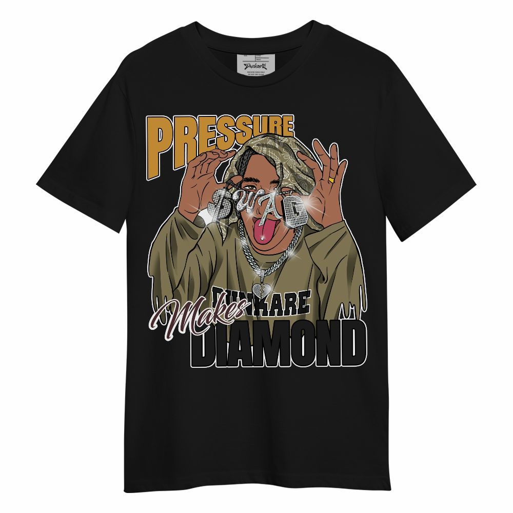 Shirt To Match Black Olive 7s - Pressures Makes Shirt To Match Unisex Shirt