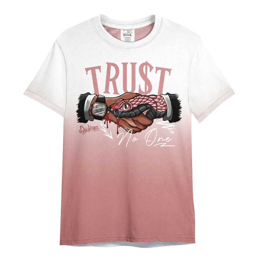 Shirt To Match Low OG Rust Pink 1s - Snake Trust No One Drip All Over Print