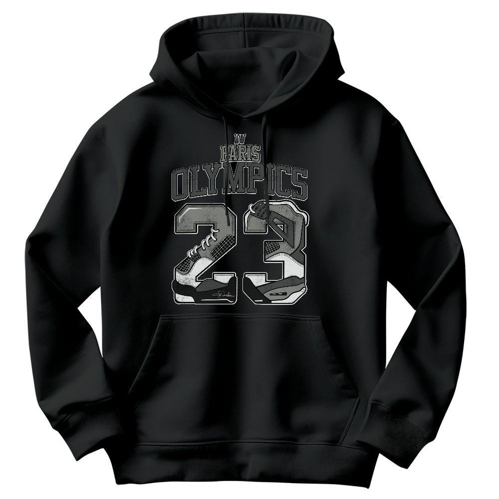 Sweatshirt To Match Paris Olympics 4s - Number 23 Dirty 4s Graphic