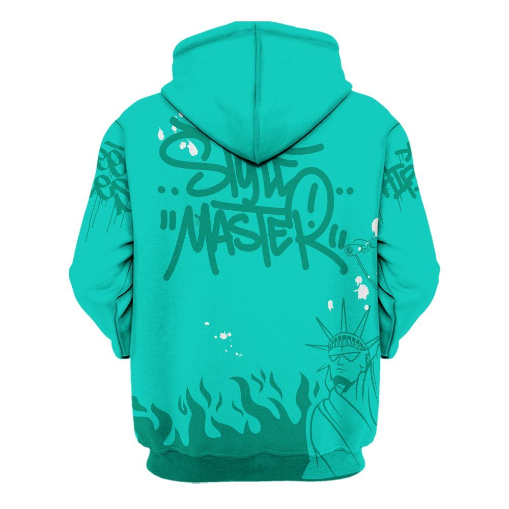 Hoodie To Match Dunk Low Clear Jade - Graphic Fck Around Find Out All Over Print
