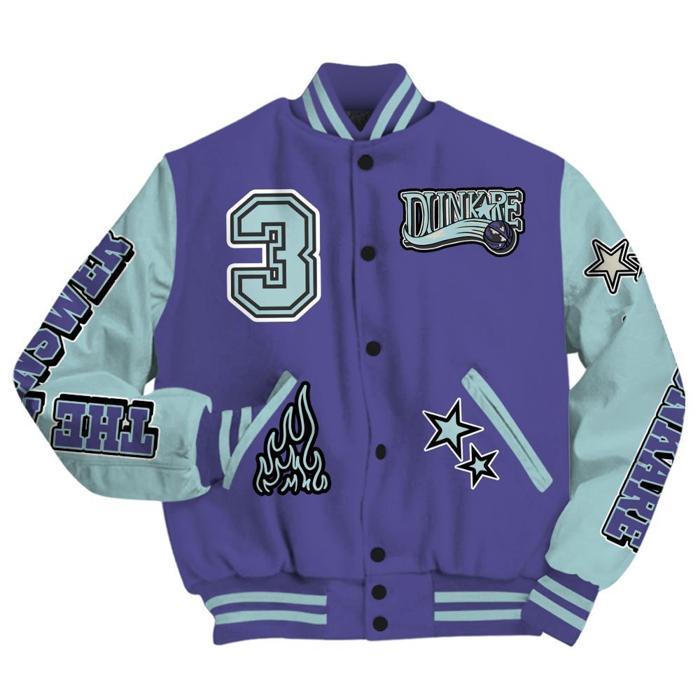 Varsity Jacket To Match Air Ship PE Hornets - Allen Answer Skeleton All Over Print