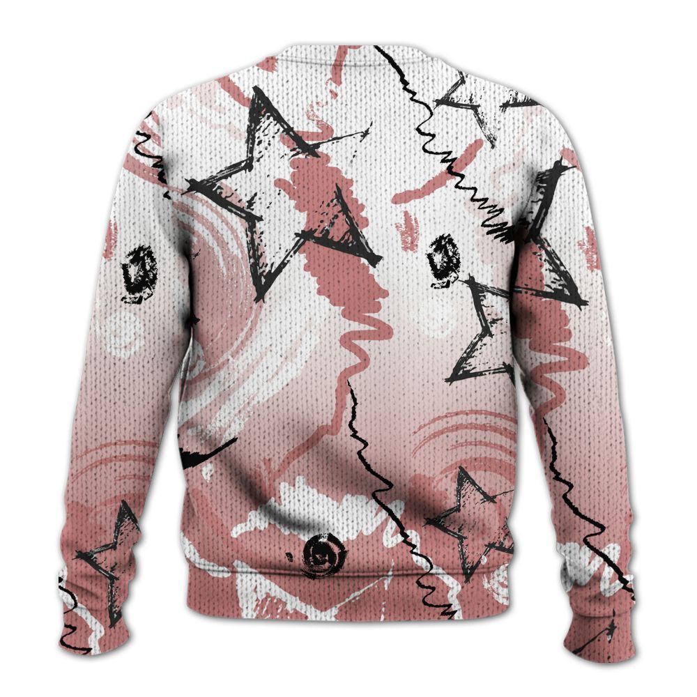 Knitted Sweater To Match Low OG Rust Pink 1s - Grind Shine Later Drip