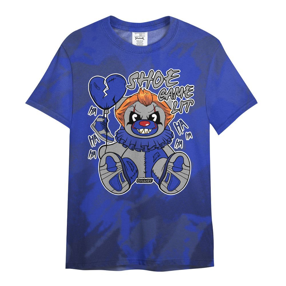 Shirt To Match Air Max Plus Black Racer Blue - Shoe Game Bear Abstract Halftone All Over Print