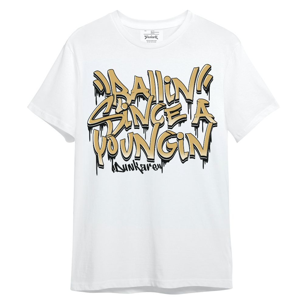 Shirt To Match Pearl 6s - Ballin Since A Youngin Typo Unisex Shirt