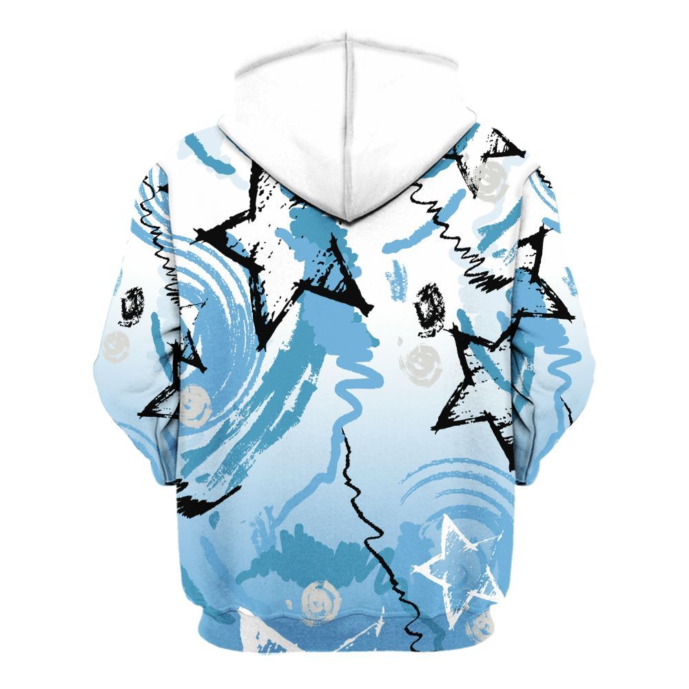 Hoodie To Match SB Dunk Low University Blue - Grind Shine Later Drip All Over Print