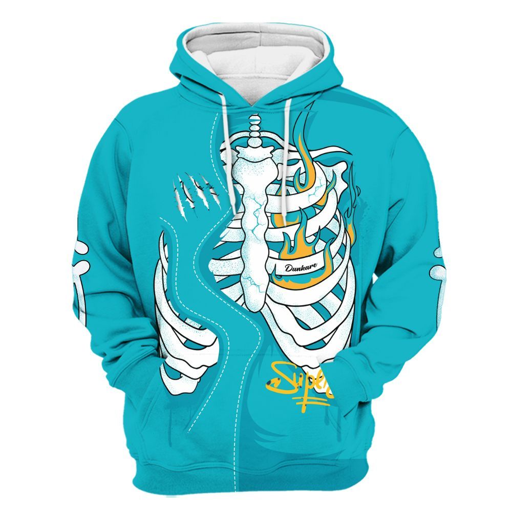 Hoodie To Match Retro Aqua 5s - It's The Kick For Me All Over Print
