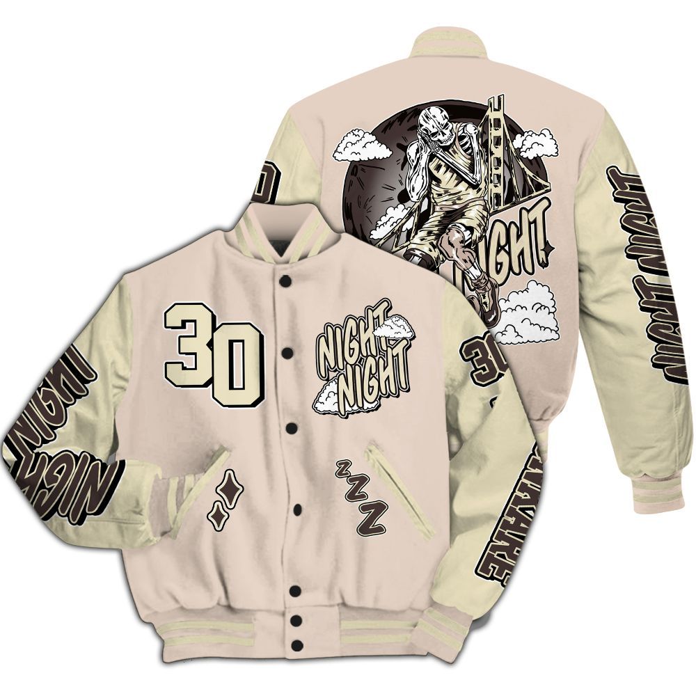 Varsity Jacket To Match A Ma Maniere X Fossil Stone 4s - Seeya Skeleton All Over Print