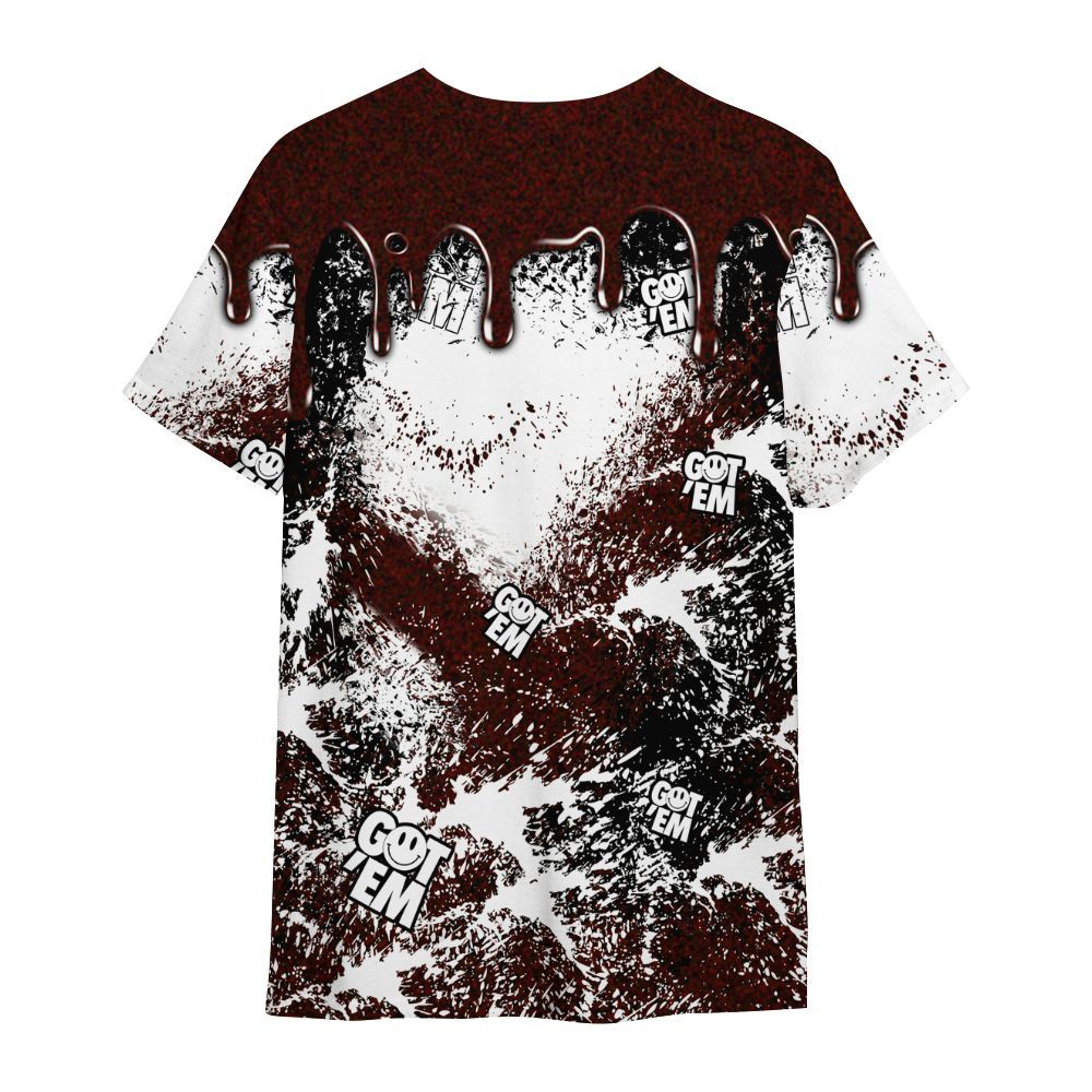 Shirt To Match Air Force 1 Low Halloween Skull 2024 - Dripping 23 Drip All Over Print