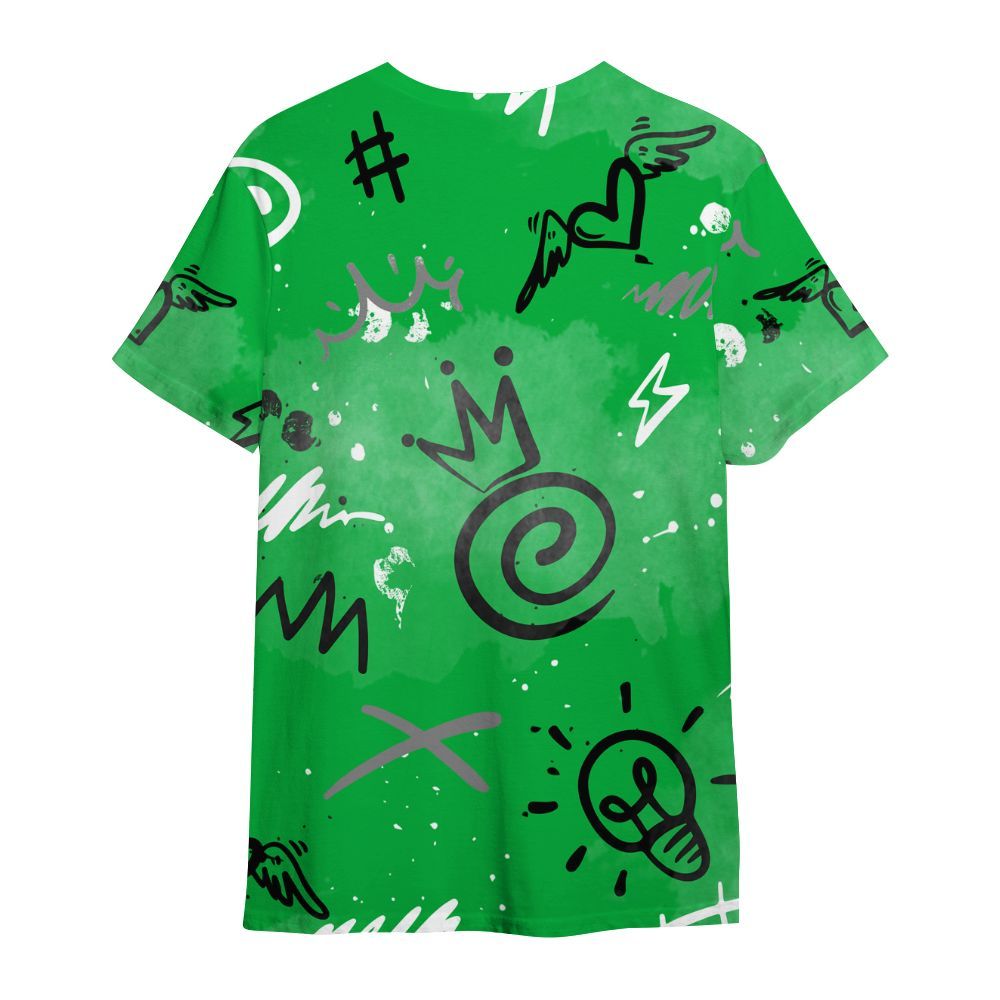Shirt To Match Lucky Green 5s - Drip Been Di2ferent All Over Print