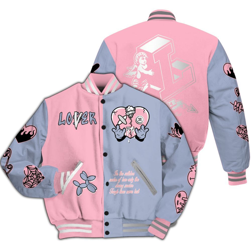 Varsity Jacket To Match Retro 35th Anniversary 5s - Loser Lover Heartbreak All Over Print