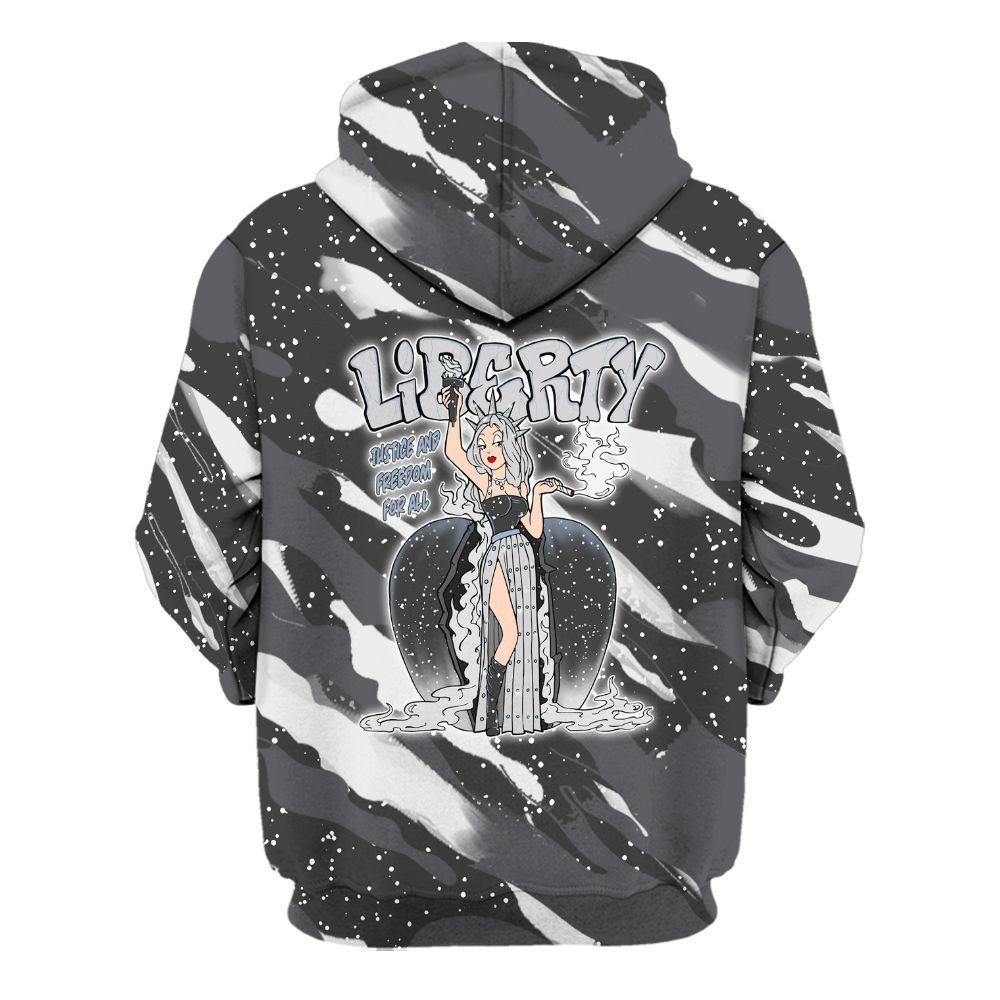 Hoodie To Match Reverse Oreo 6s - Midwest Cartoon Colored All Over Print