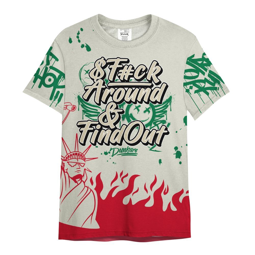 Shirt To Match El Grito 5s - Graphic Fck Around Find Out All Over Print