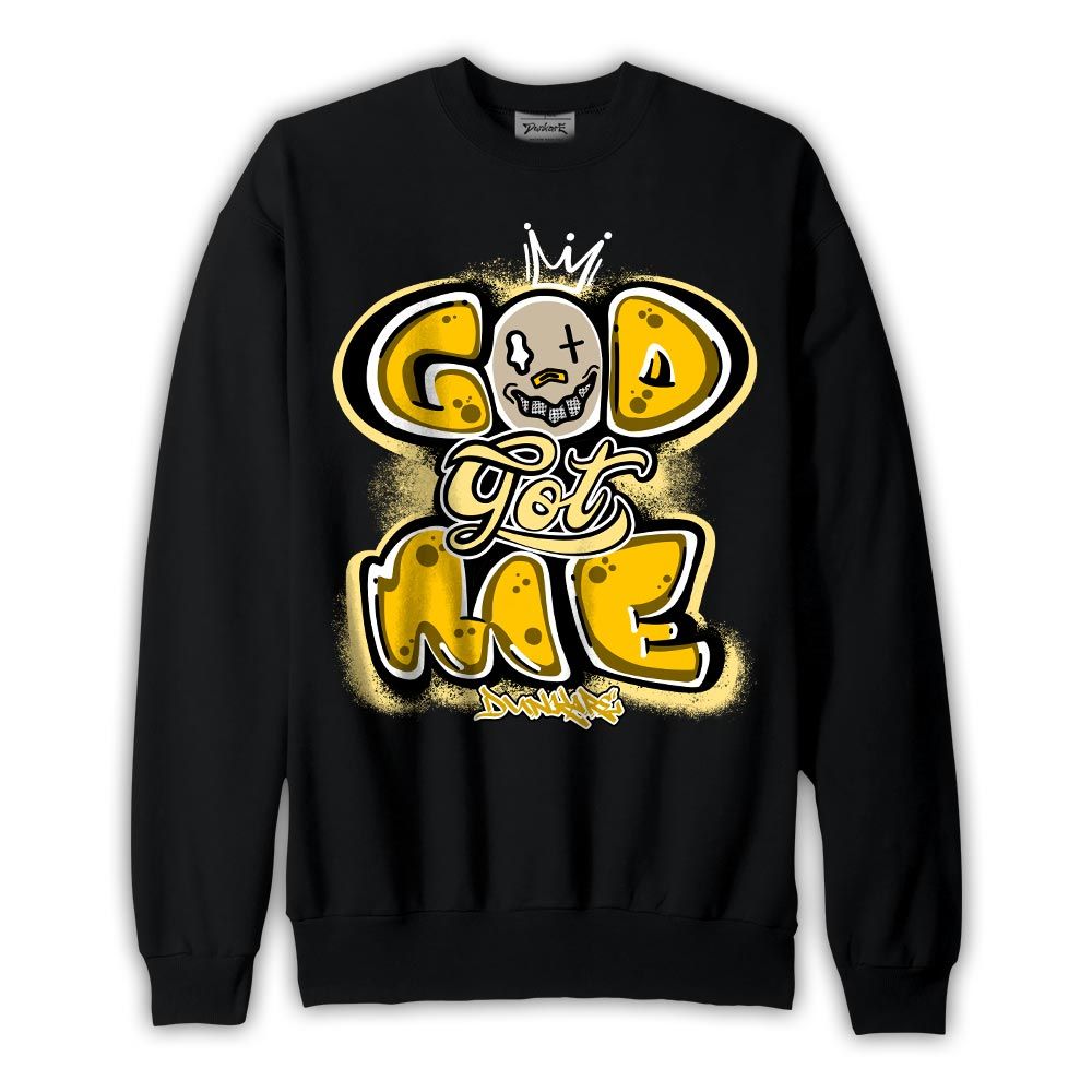 Sweatshirt To match Vivid Sulfur 4s Sweatshirt - God Got Graffiti Graphic