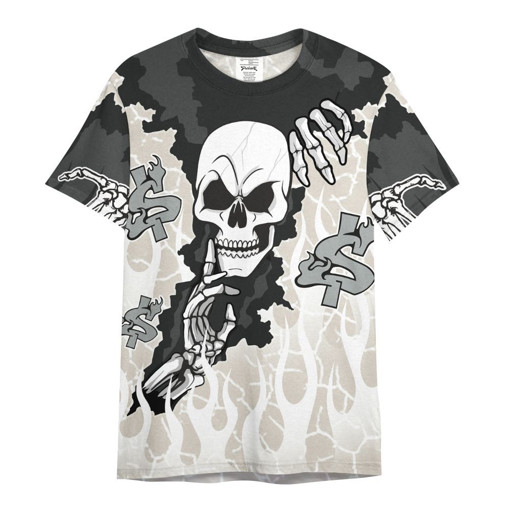 Shirt To Match Retro Pure Money 3s - Ones Move In Silence Graphic Trapped All Over Print