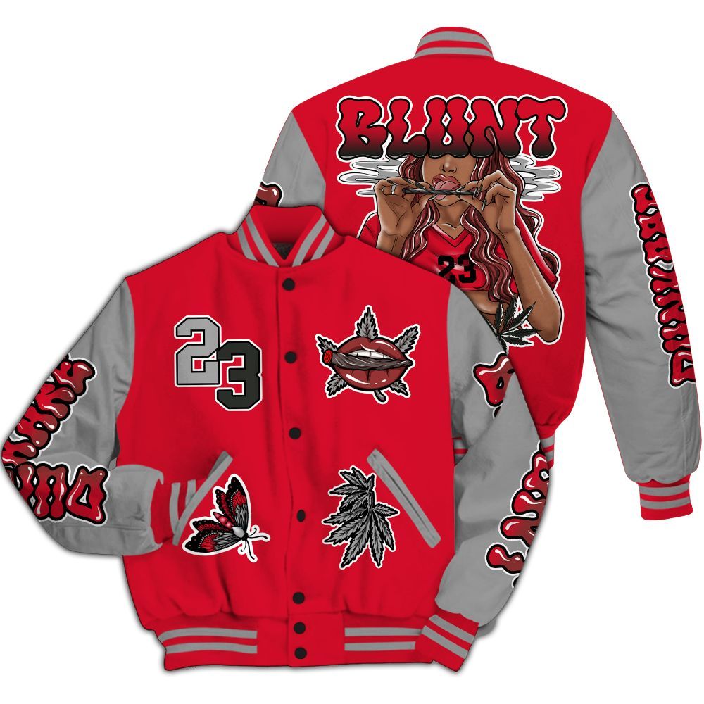 Varsity Jacket To Match Air Max Sunder Gore Tex Fire Red - Bluntz Unique All Over Print