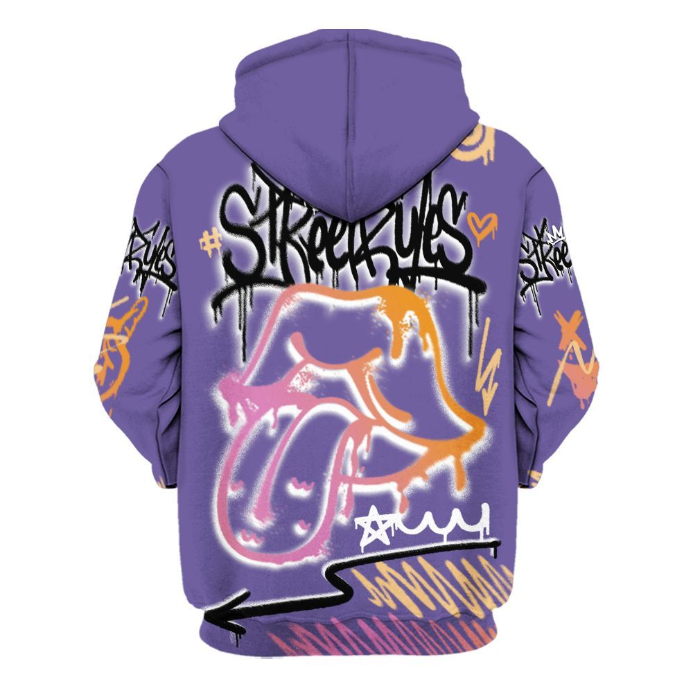 Hoodie To Match Book Sunset 1s - Break Rules Streetwear All Over Print