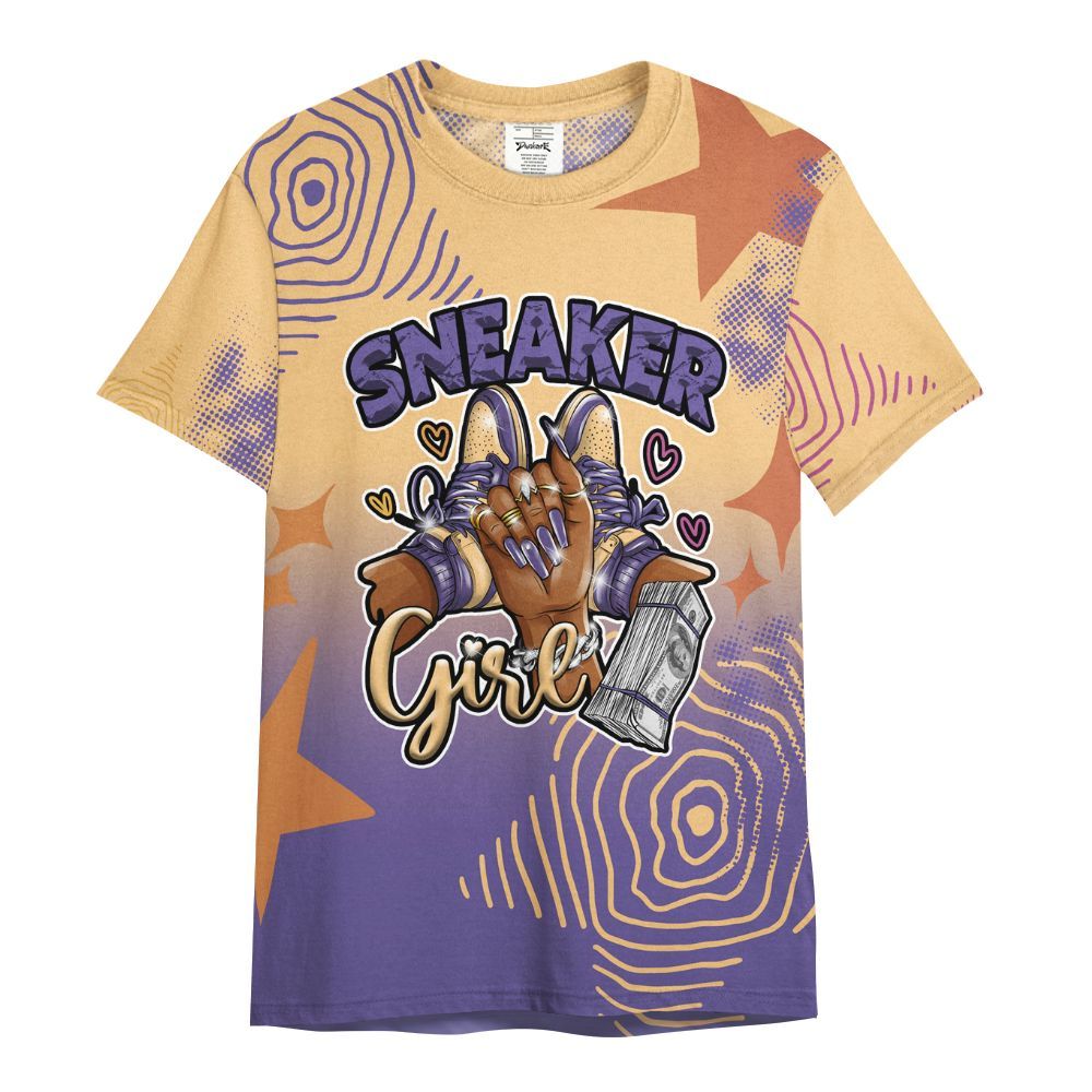 Shirt To Match Book Sunset 1s - Sneakerz Girlz Unique Starz All Over Print