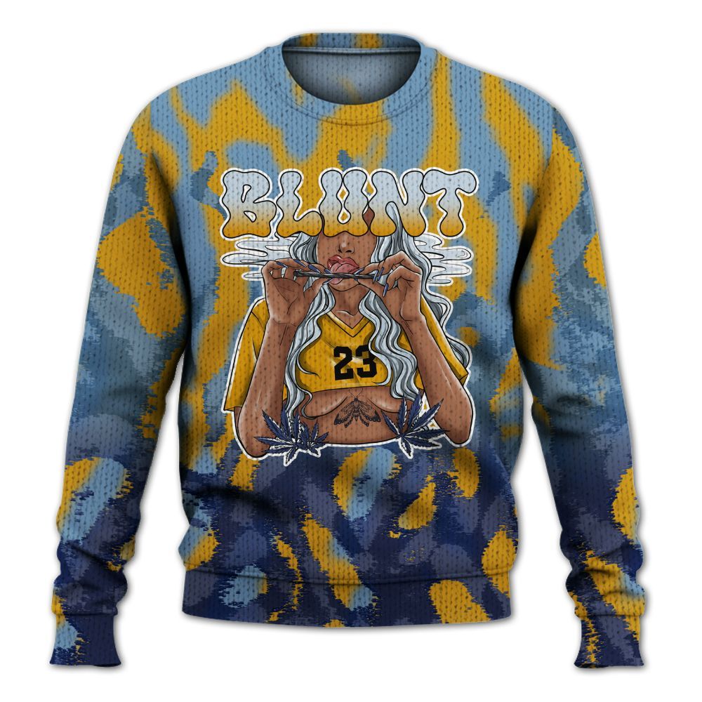 Knitted Sweater To Match High OG First In Flight 1s - Bluntz Burnz