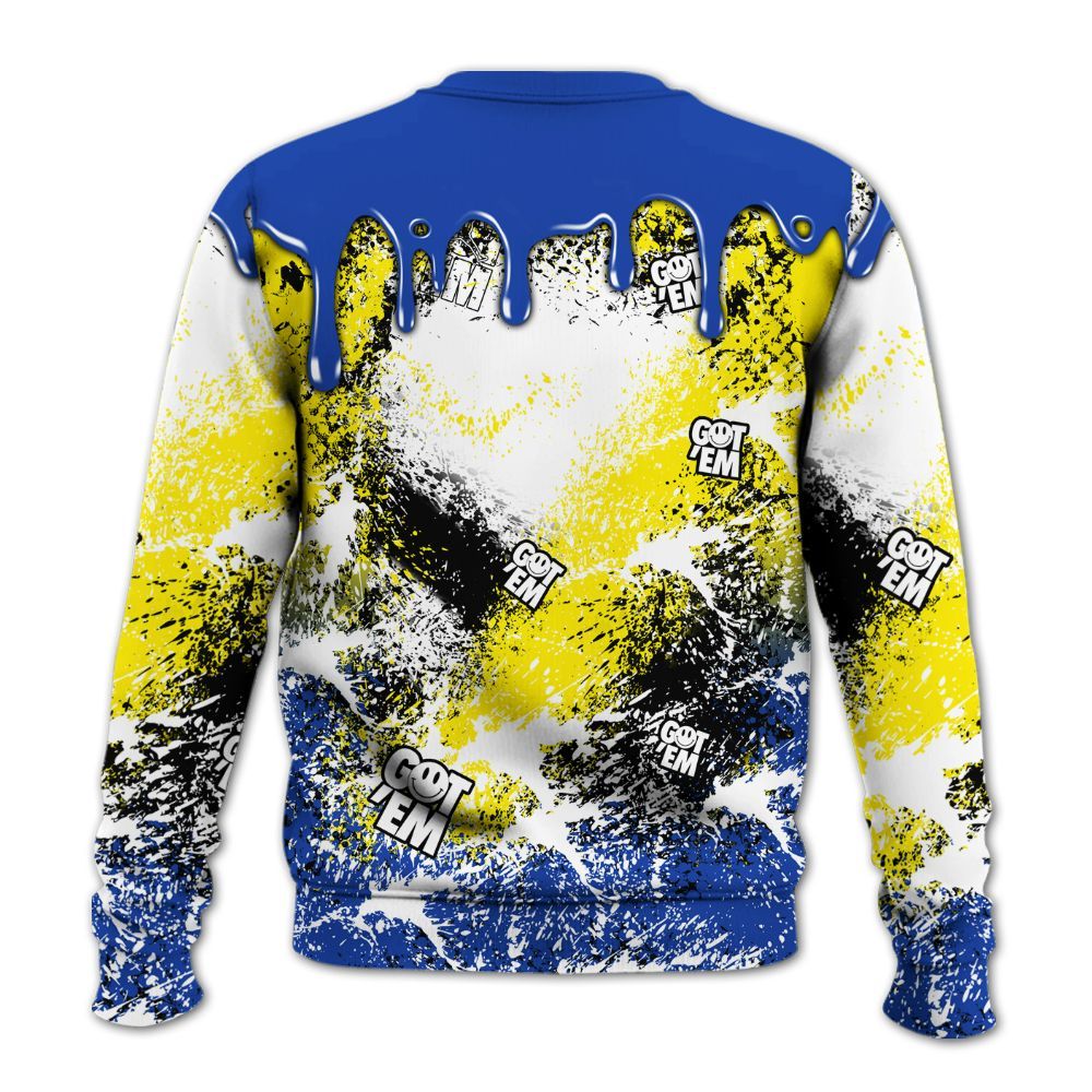 Sweatshirt To Match Laney 14s - Dripping 23 Drip All Over Print