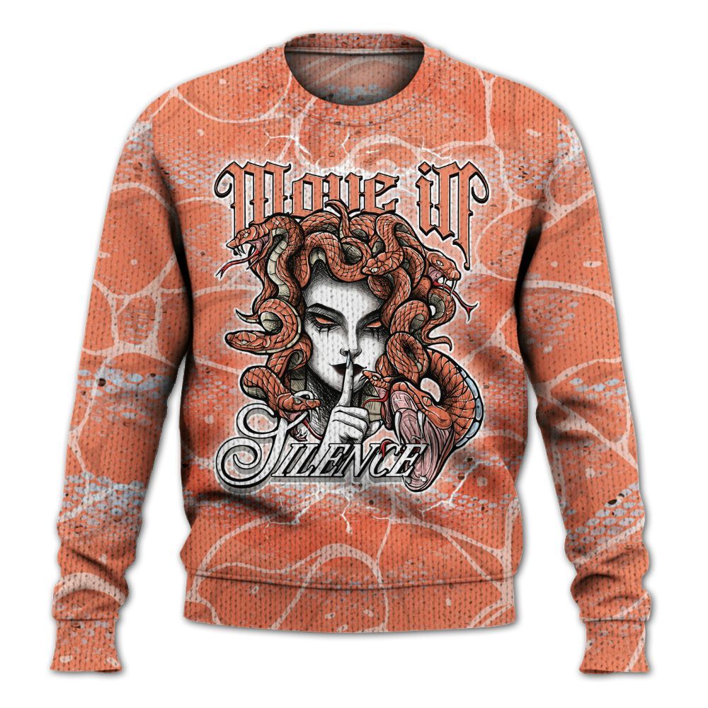 Sweater To Match DJ Khaled Crimson Bliss 5s - Girl Move In Silence Graphic