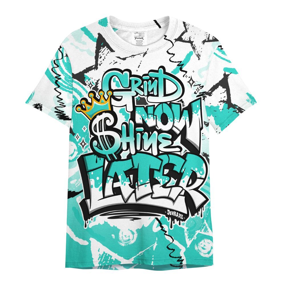 Shirt To Match Dunk Low Clear Jade - Grind Shine Later Drip All Over Print