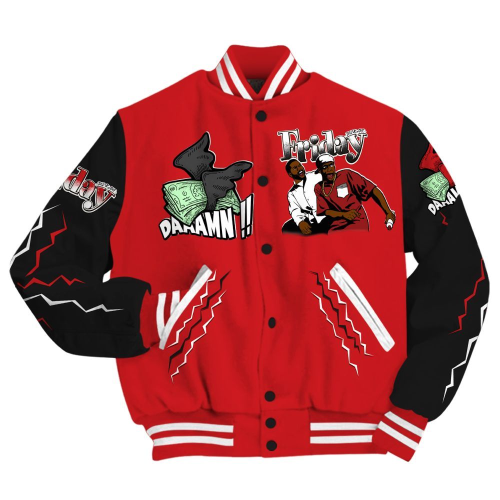 Varsity Jacket To Match Bloodline 12s - Friday Movie 90s TV All Over Print