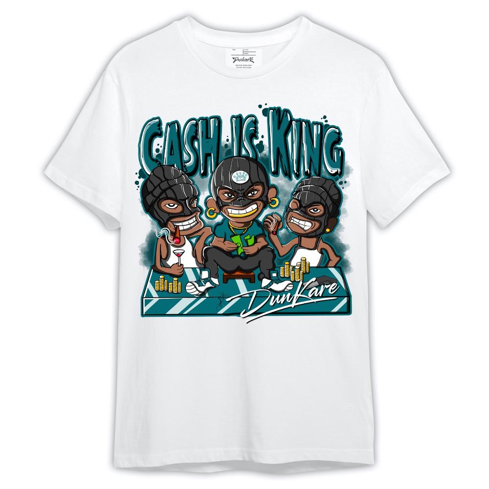 Shirt To Match Oxidized Green 4s - Cash Is King Robber Gang Shirt Outfit 1005 LGH
