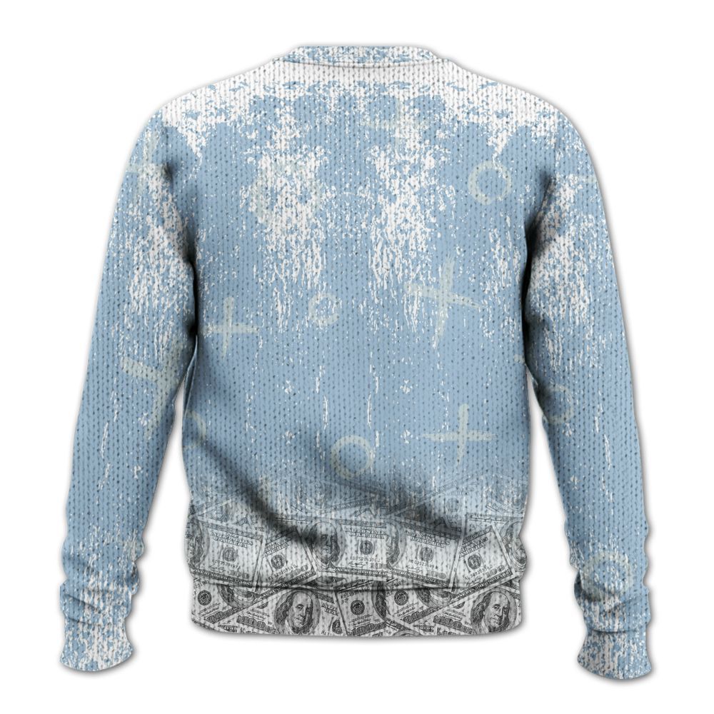 Knitted Sweater To Match Forget Me Not 4s - Selfmade Unique Grunge