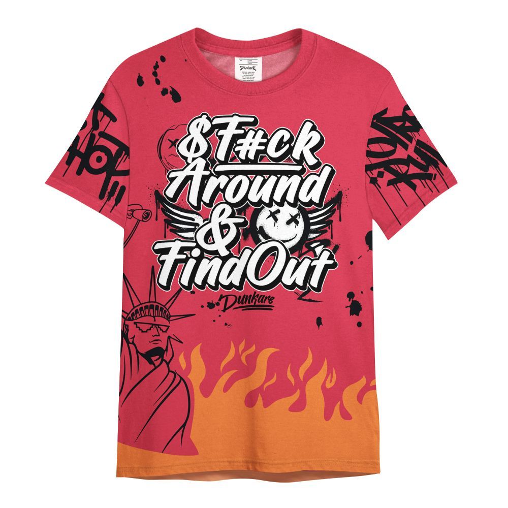 Shirt To Match Air Max Portal Bright Ceramic - Graphic Fck Around Find Out All Over Print