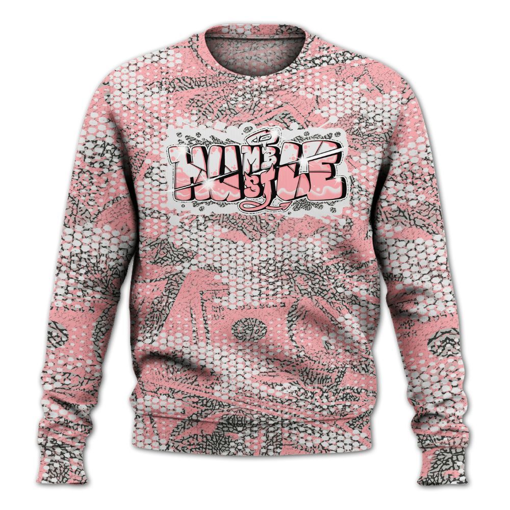Sweatshirt To Match Retro Wings 3s - Humbled Hustles Graphic Banknotes All Over Print