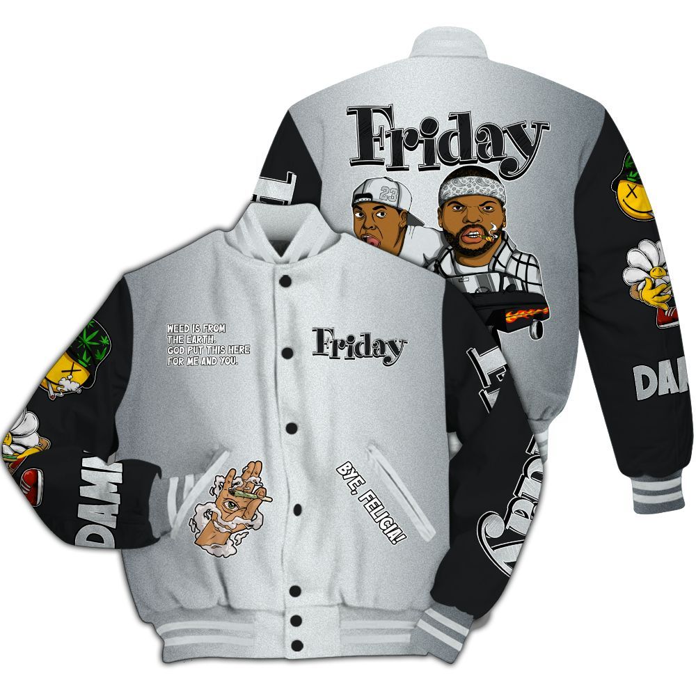 Varsity Jacket To Match Cap And Gown 6s - Friday Sneaker Stress Style All Over Print
