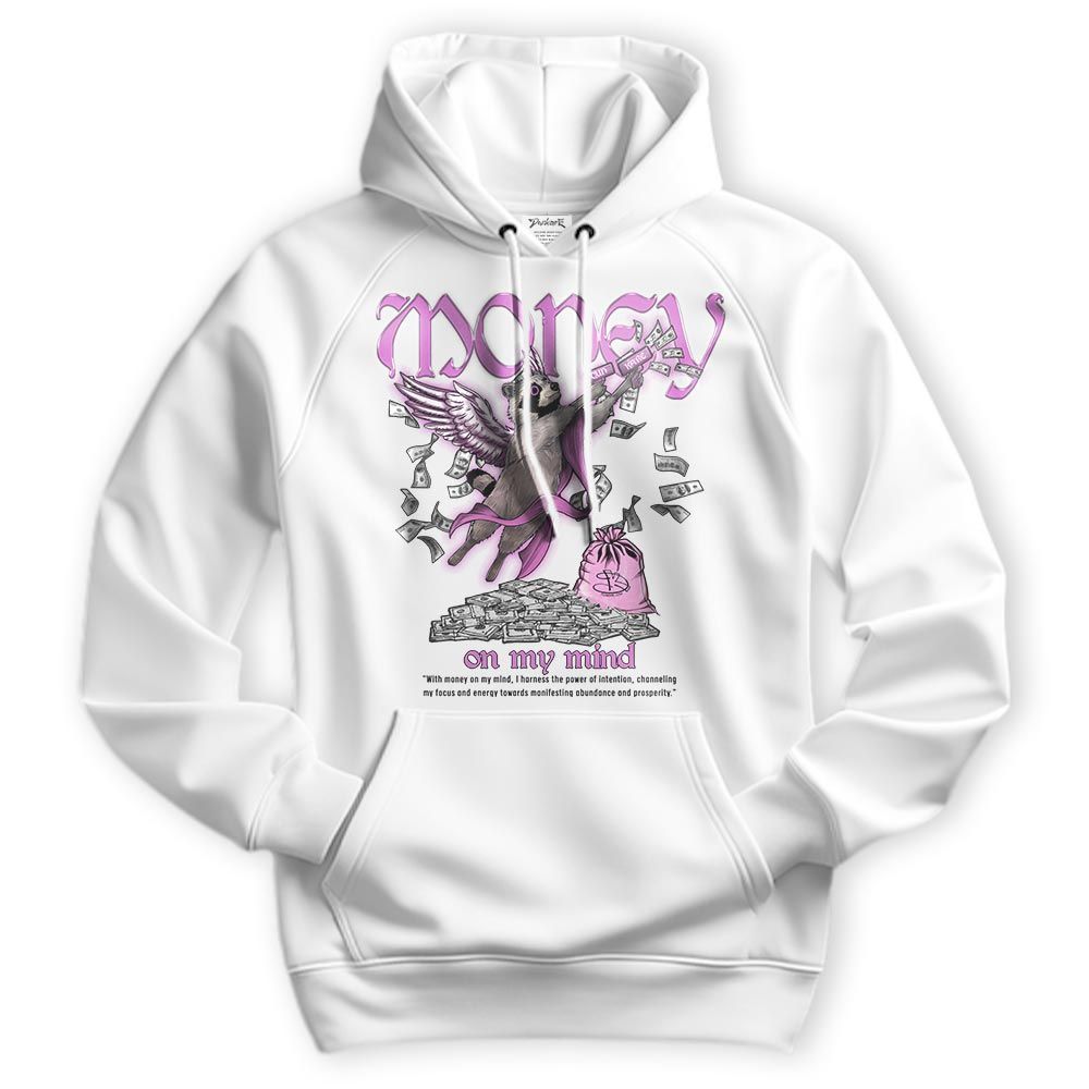 Sweatshirt To Match Hyper Violet 4s Hoodie - Money On My Mind Raccoon Hoodie Unisex