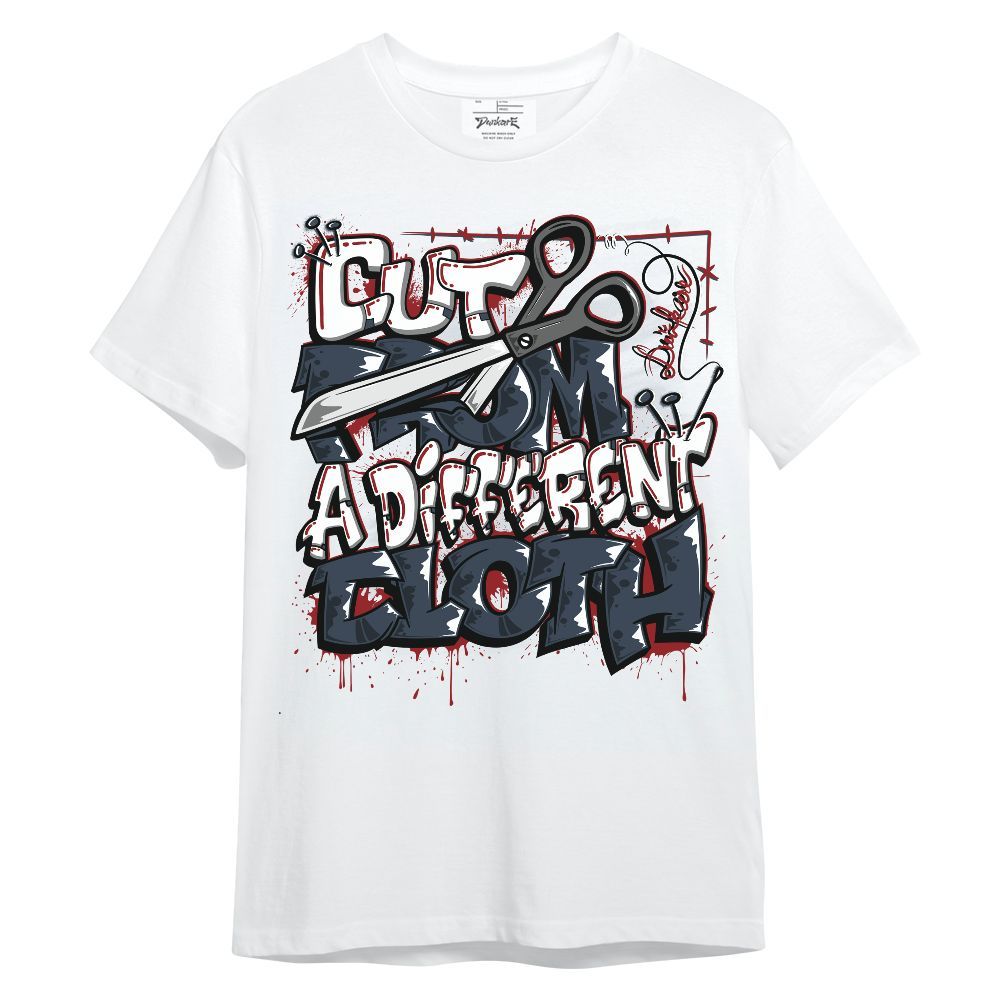 Shirt To Match White Midnight Navy 6s - Cut A Different Drip Unisex Shirt