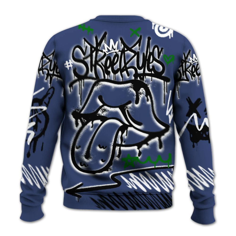 Sweatshirt To Match Midnight Navy 13s - Break Rules Streetwear All Over Print