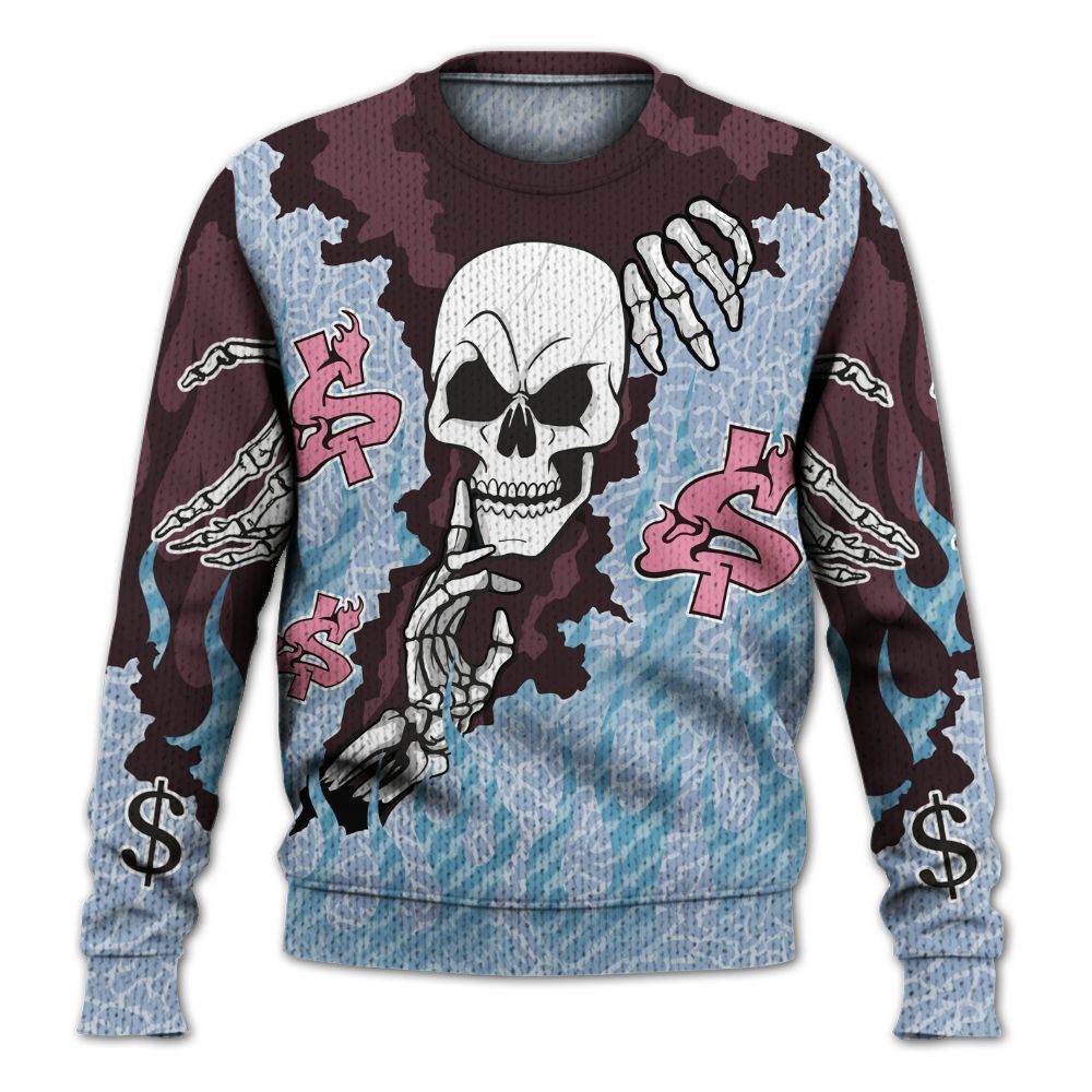 Sweater To Match Denim Pink Glow 3s - Ones Move In Silence Graphic Trapped Graphic