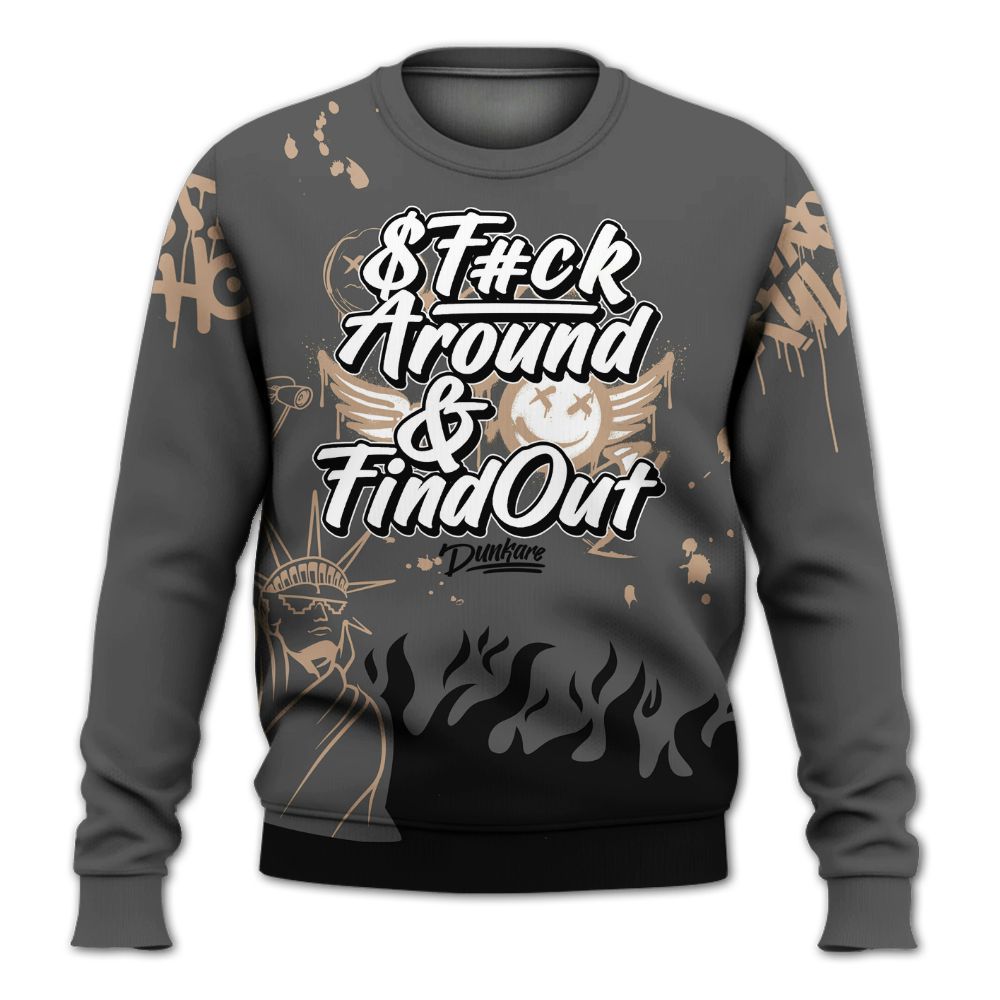 Sweatshirt To Match Kobe 9 EM Mamba - Graphic Fck Around Find Out All Over Print