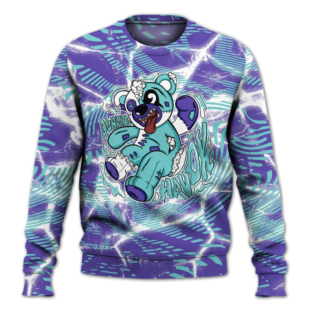 Sweatshirt To Match Low Hornets 1s - Havok Bear All Over Print