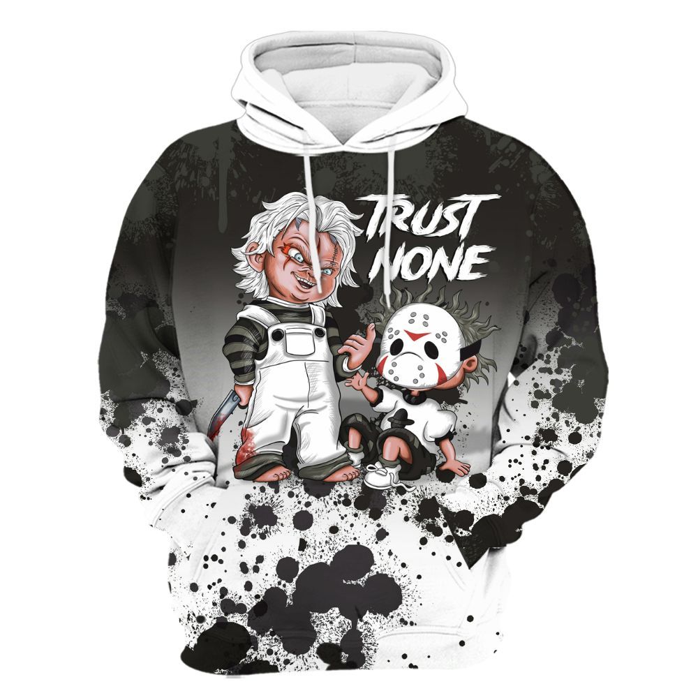 Hoodie To Match Air Max Plus Moonlight Swarovski - Trust No One Scary All Over Print