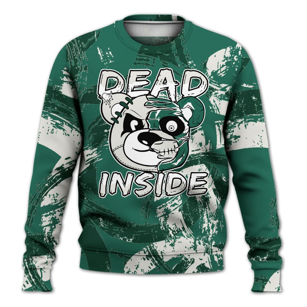 Sweatshirt To Match Oxidized Green 4s - Lifeless Bear Circle Slpash All Over Print