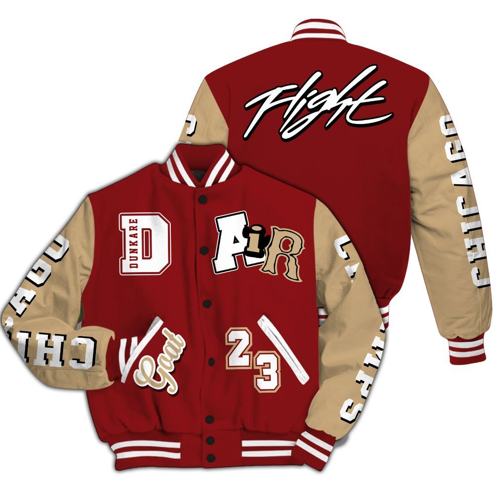 Varsity Jacket To Match Bin 23 3s - AIR Number 23 GOAT All Over Print