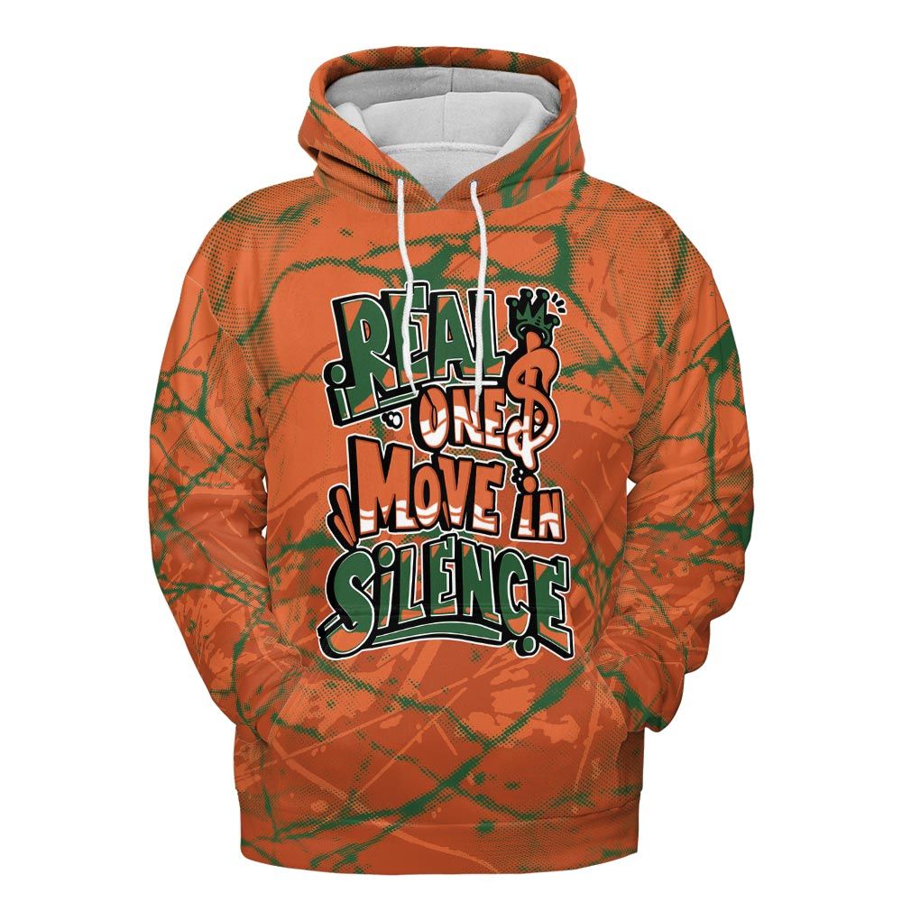 Hoodie To Match Low Miami 5s Hoodie - Ones Move In Silence Graphic Profound Hoodie Unisex