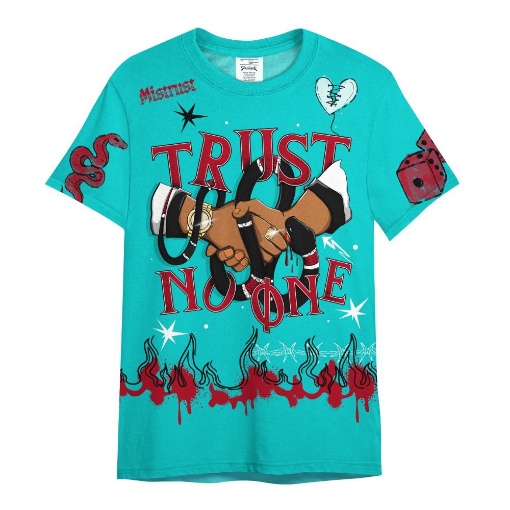 Shirt To Match Air Griffey Max 1 Freshwater - Trust No One Snake-Bite Doodle Crayon All Over Print